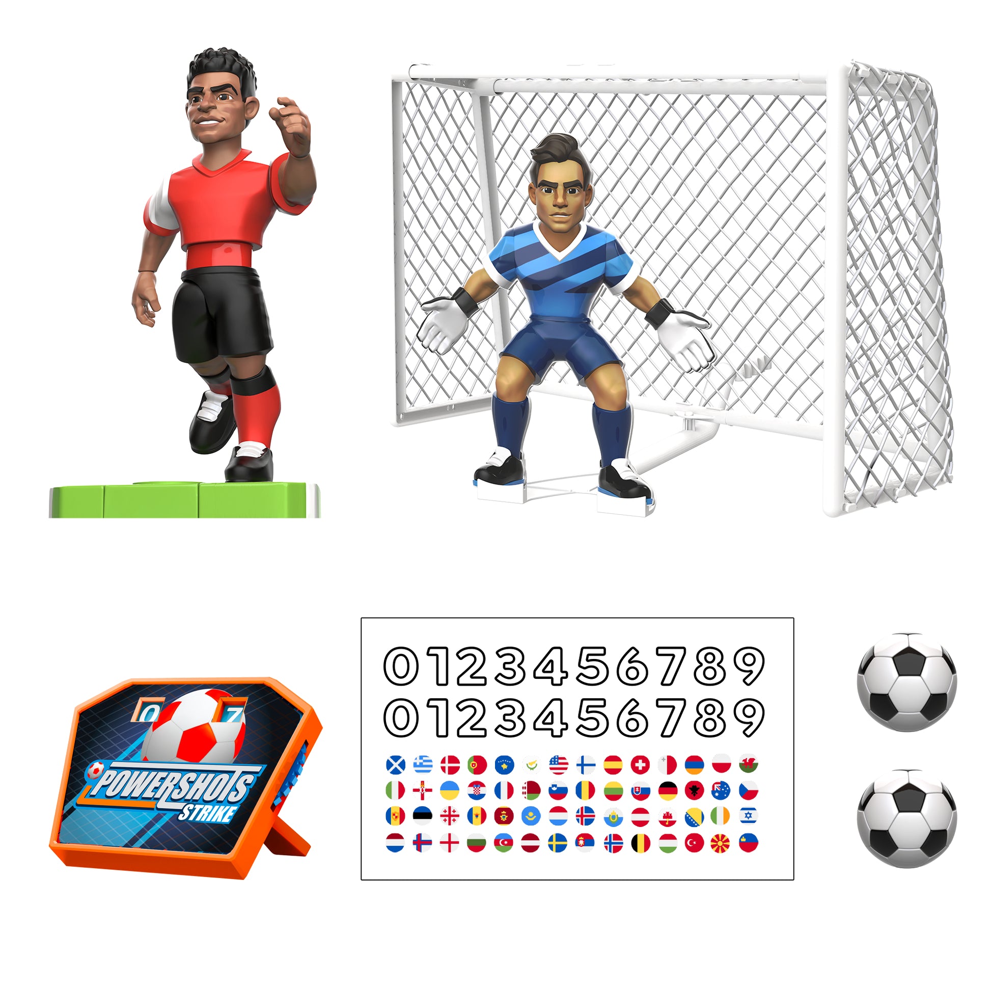 PowerShots Strike Soccer Action Figure Playset, Cruz 9" - Marah Kids