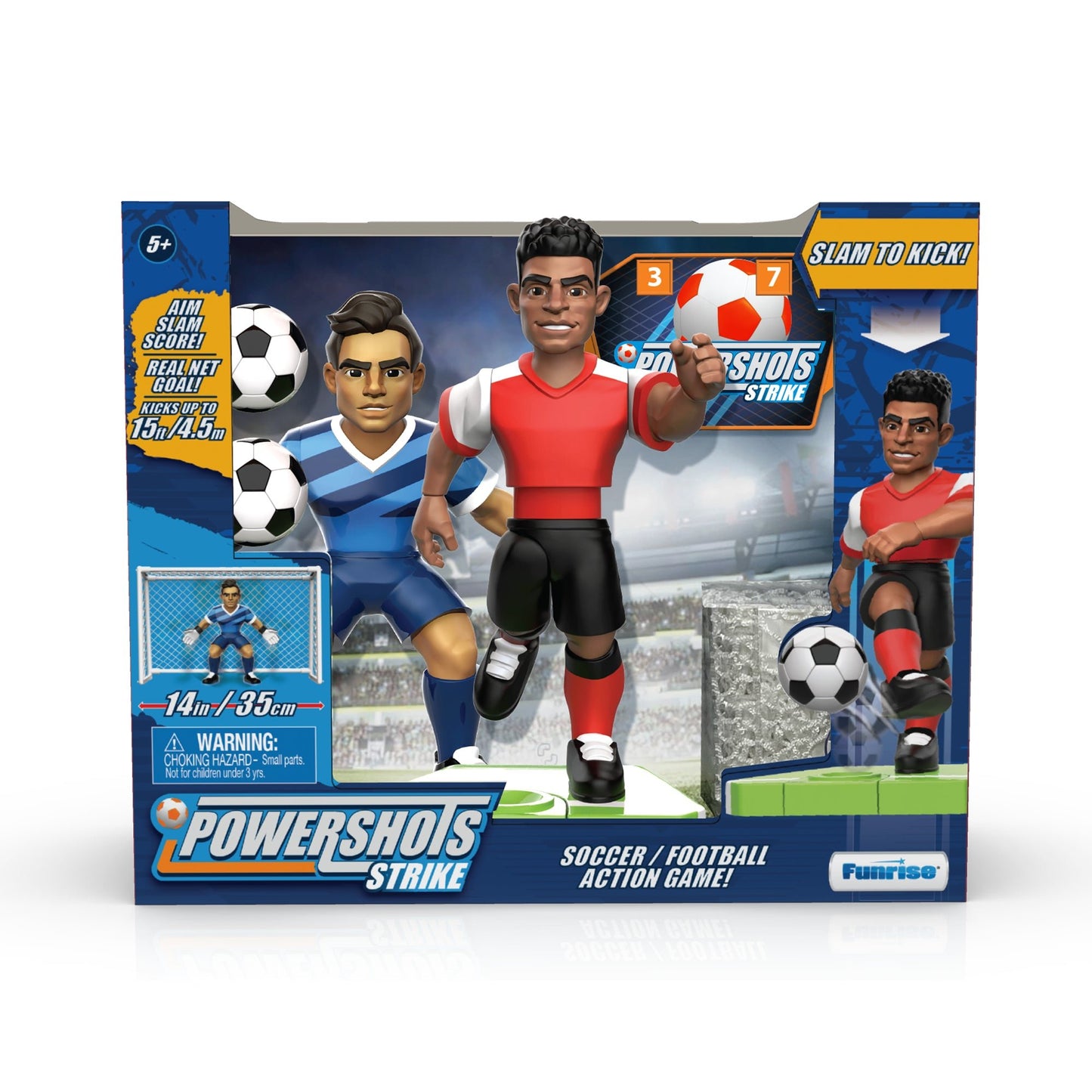 PowerShots Strike Soccer Action Figure Playset, Cruz 9" - Marah Kids