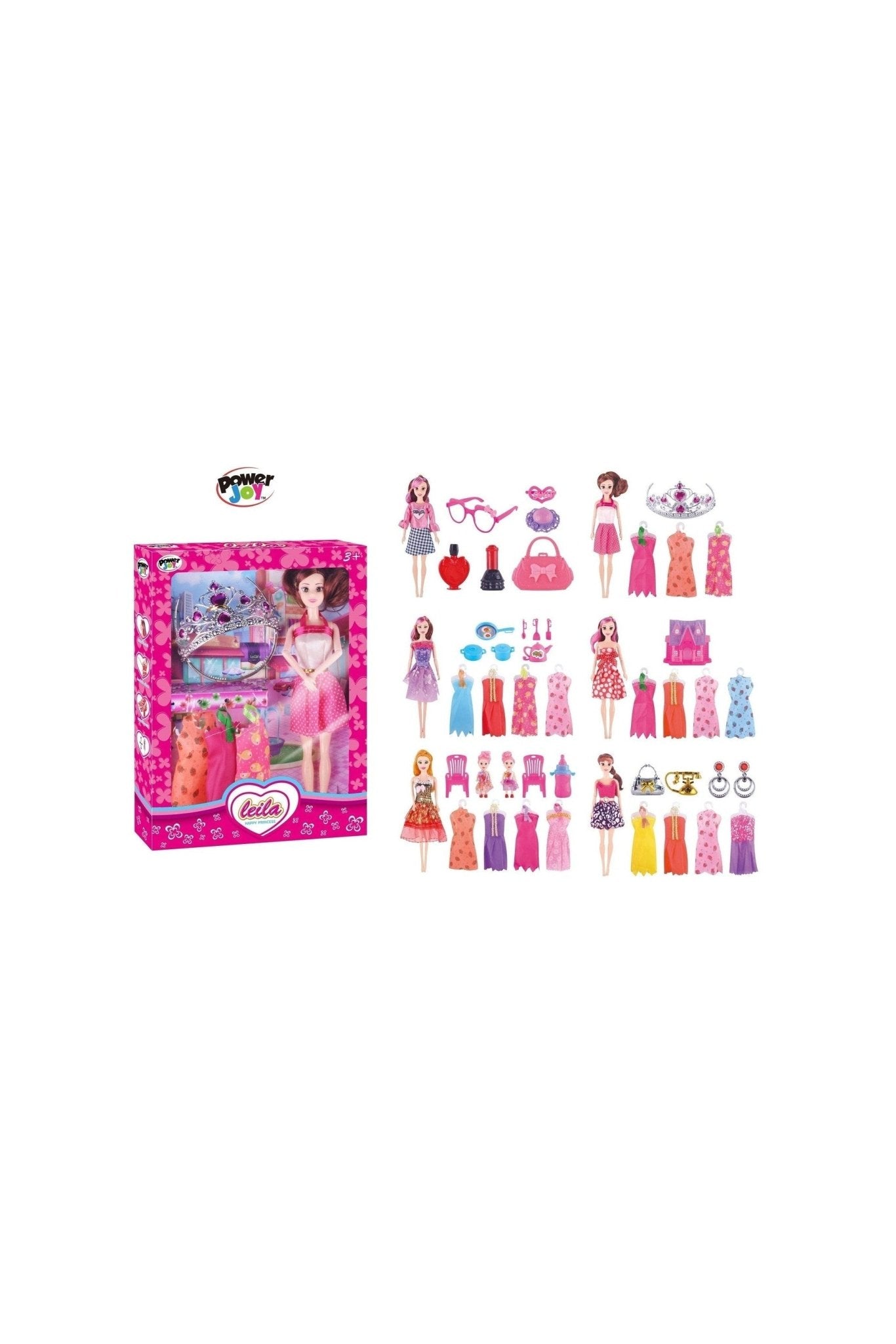 Power Joy Happy Princess Assorted (Style And Color May Vary) - Marah Kids
