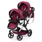 Bayer - Baby Doll Xeo Twin Pram For Two Dolls With Basket & Bag - Marah Kids