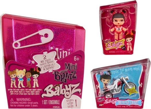 Bratz - Miniverse Mini Bratz Babyz Collectible Figures - Two Mini Bratz Babyz Pack of 1 (Multicolour) | Passion for Fashion are miniaturized in an all - new collection of Mini Bratz - Marah Kids