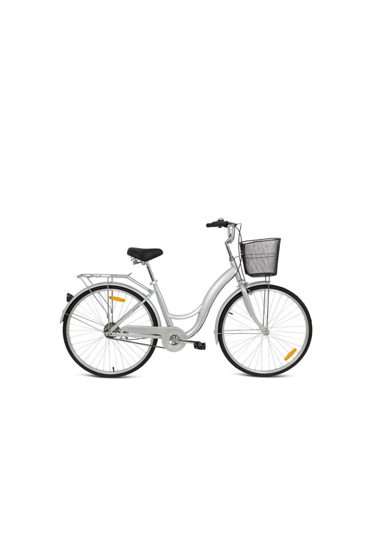 Brooklyn 26" City Bike - Silver