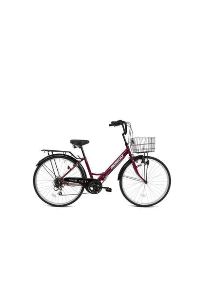 Fusion 26" Folding City Bike - Maroon - Marah Kids