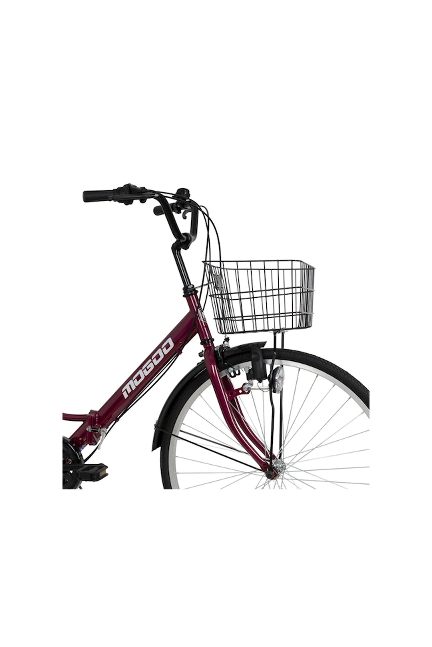 Fusion 26" Folding City Bike - Maroon