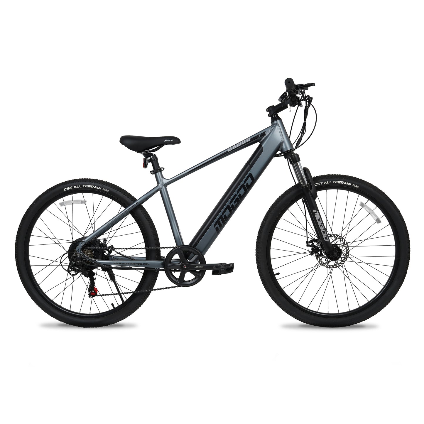 Mogoo E6000 2.0 26" E-Mountain Bike - Grey