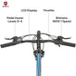 Mogoo E6000 2.0 26" E-Mountain Bike - Grey