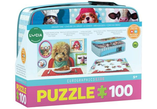 Eurographics Puzzle 100 In Lunch Bag - Monster Jam Grave Digger - Marah Kids
