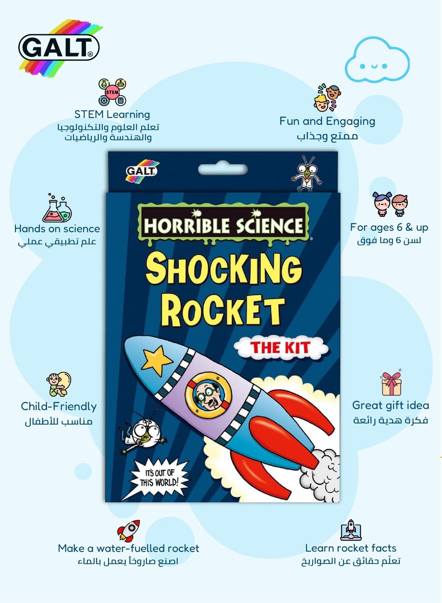 Water - Fuelled Rocket Science Kit - Marah Kids