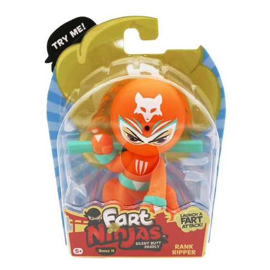 Fart Ninjas Series 11 4 - Pack Motion Activated Prank Figures - Marah Kids