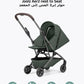 Aer² Ultra Compact Baby Stroller 6kg Reclining Seat & Adjustable Leg Rest - Marah Kids