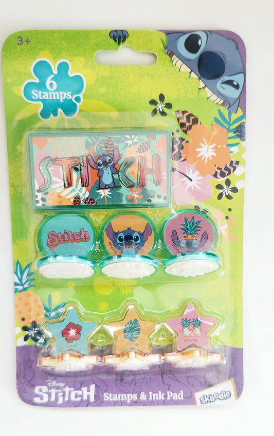 Disney Stitch Stamps With Ink Pad