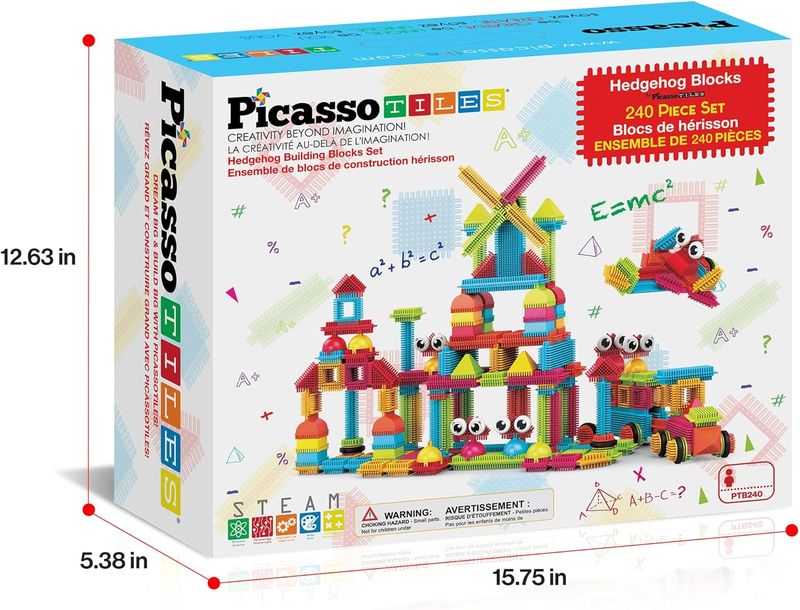 Picasso Magnetic Blocks Hedghog Set 240 - pieces - Marah Kids