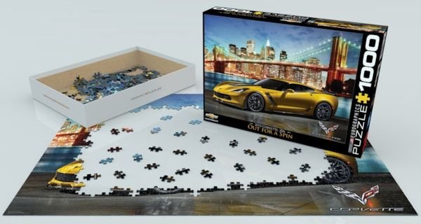 Eurographics Puzzle 1000 - 2015 Corvette Z06 Out For A Spain - Marah Kids