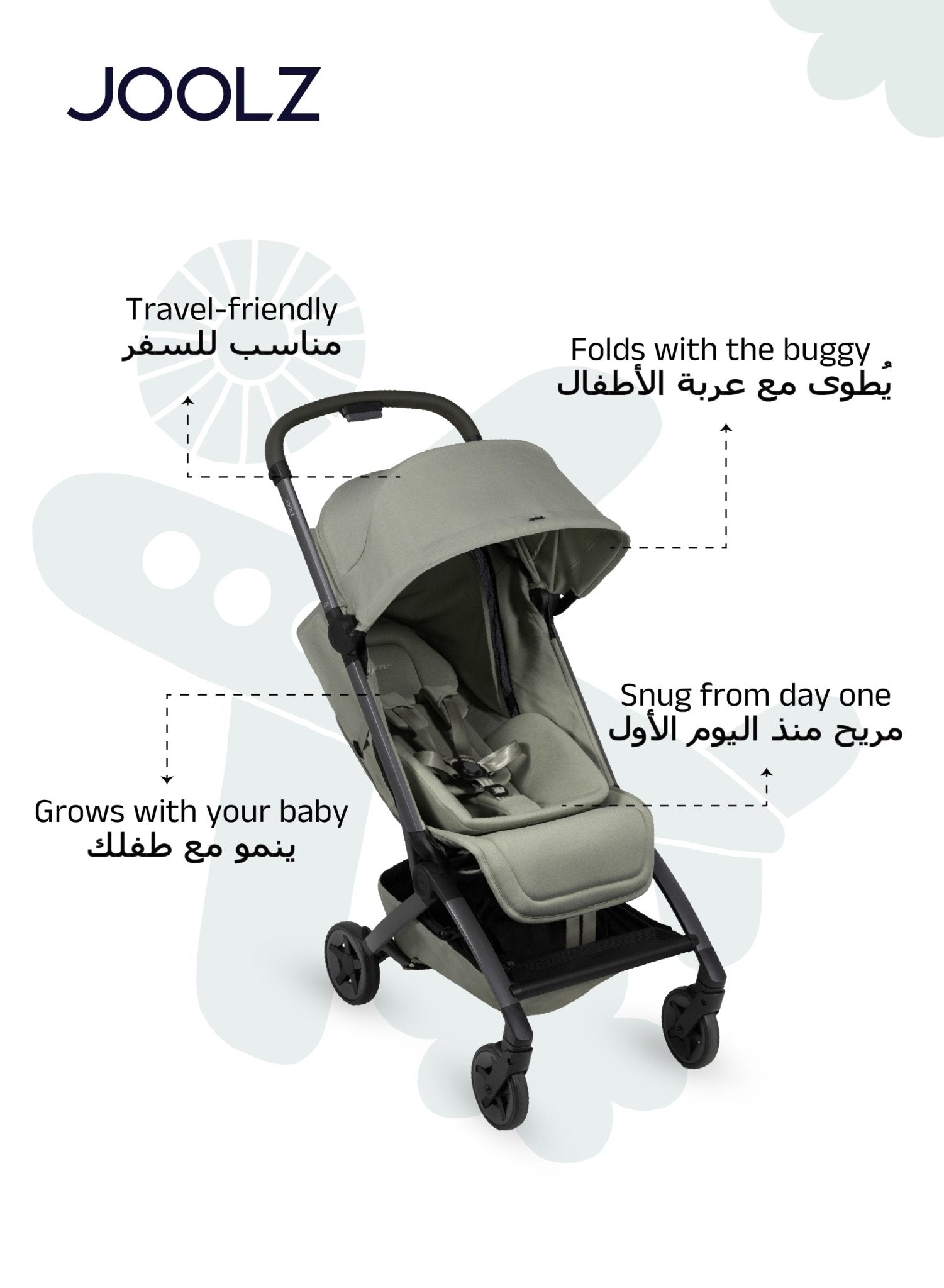 Newborn Insert for Aer+/Aer2/Day5/Hub Strollers – Cosy Infant Cushion - Marah Kids