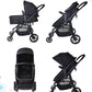 Delta Easy One-Fold Ultralight 2-in-1 Baby Stroller with Reversible Seat