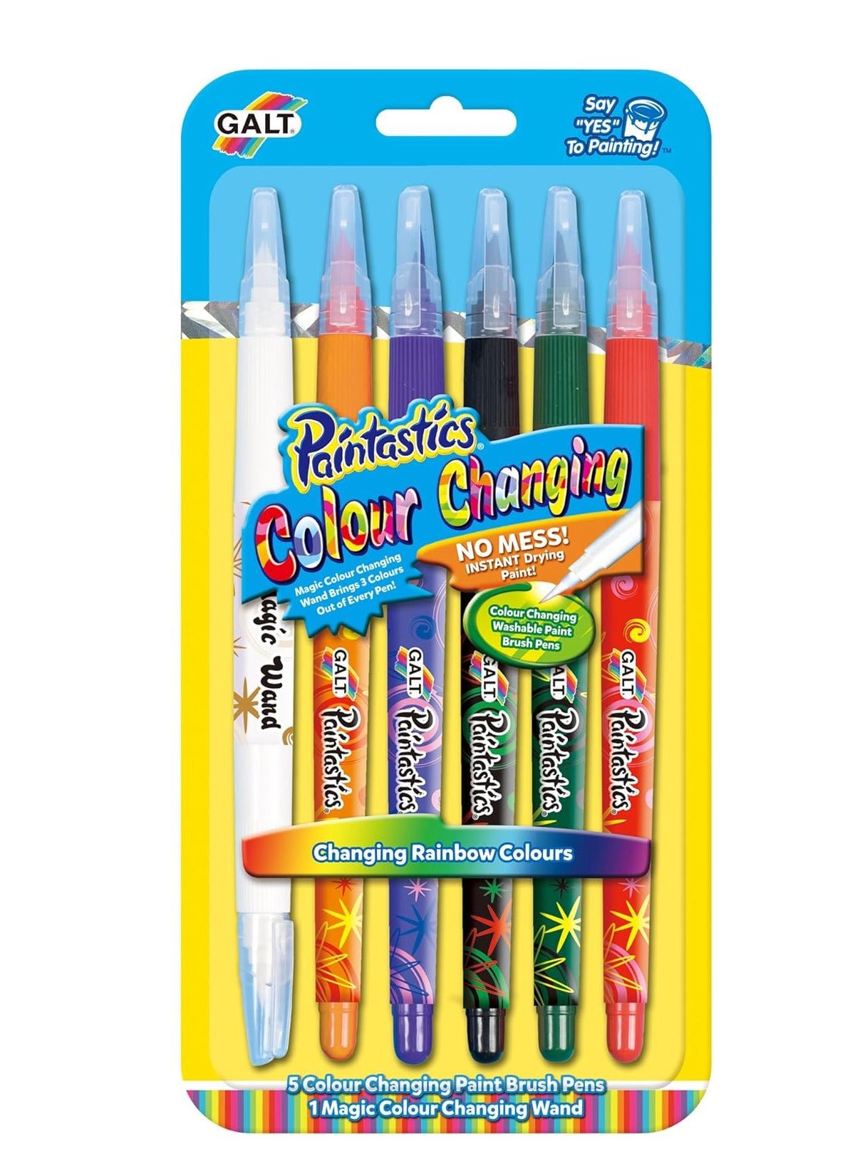 5 Colour Changing Pens & Wand Paintastics Set - Marah Kids