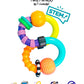 Twist - a - Roo Flexible Teether Rattle for Babies - Ideal for 3+ Months - Marah Kids