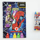 Disney Spider-Man Color By Number