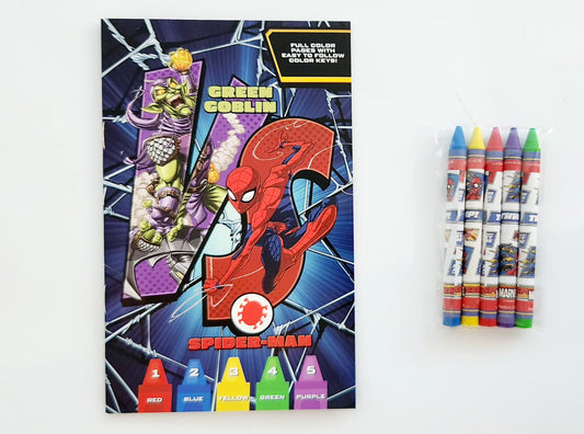 Disney Spider-Man Color By Number