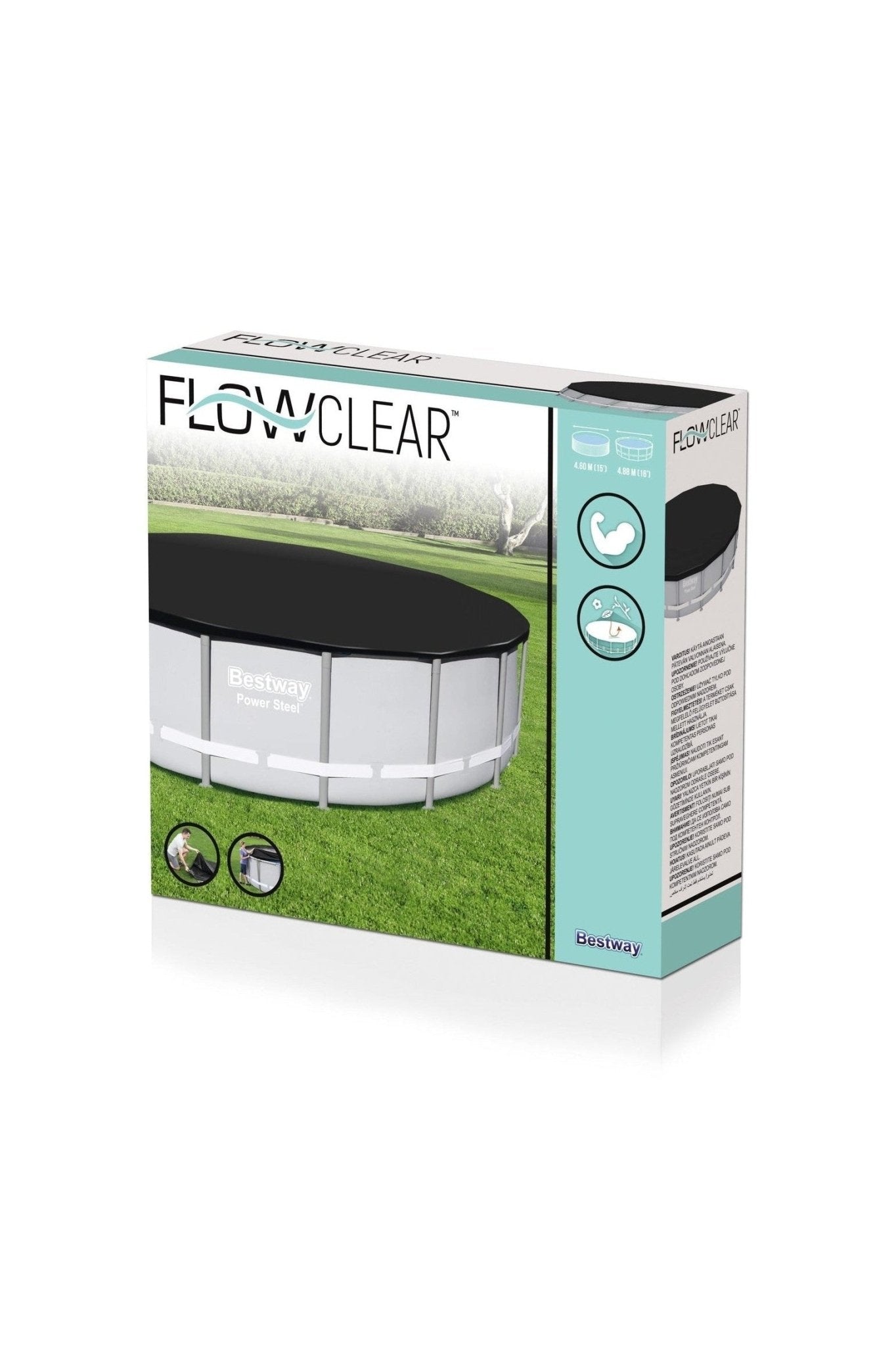 Bestway Pool Cover Steel 488Cm - Marah Kids