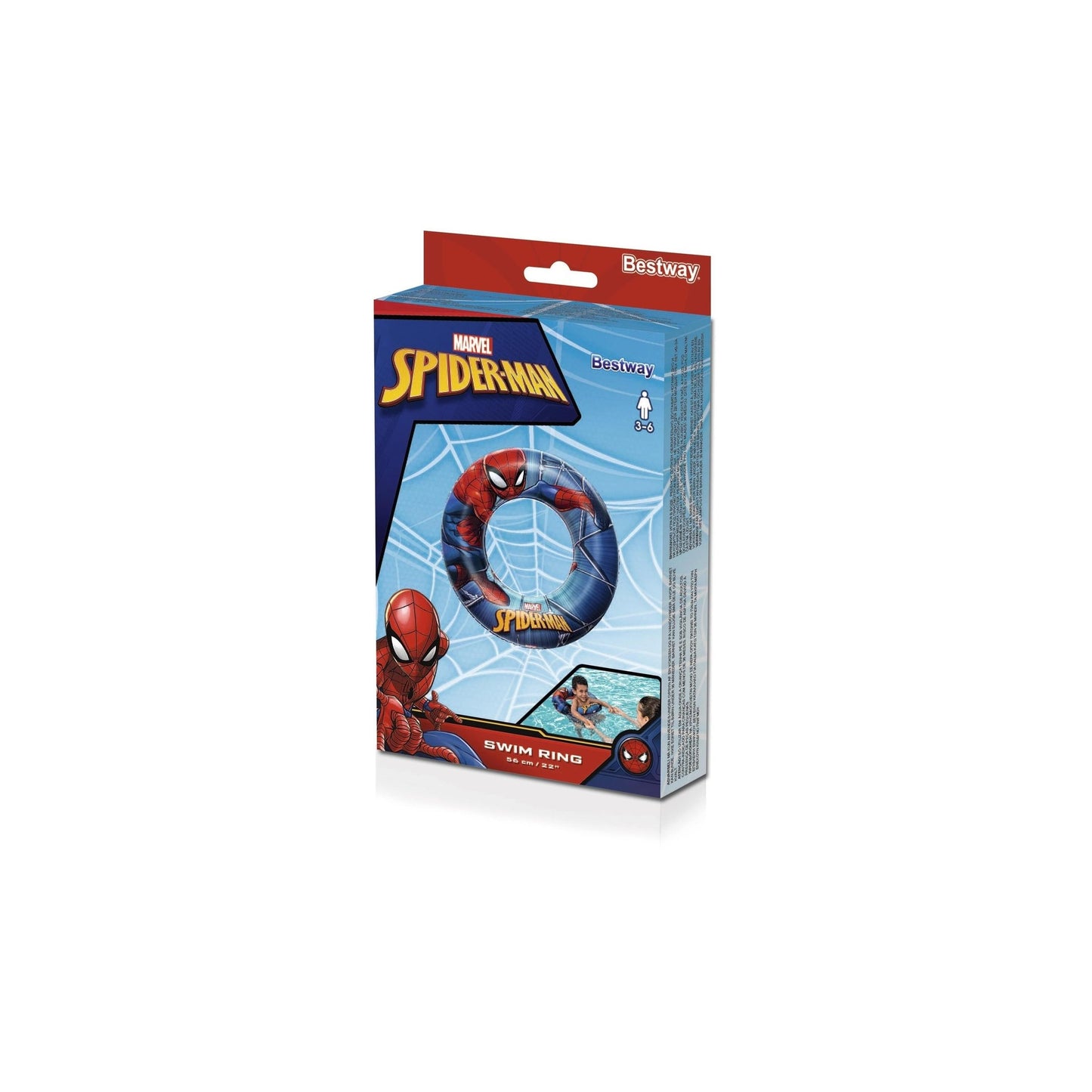 Bway Spiderman swim Ring 56Cm