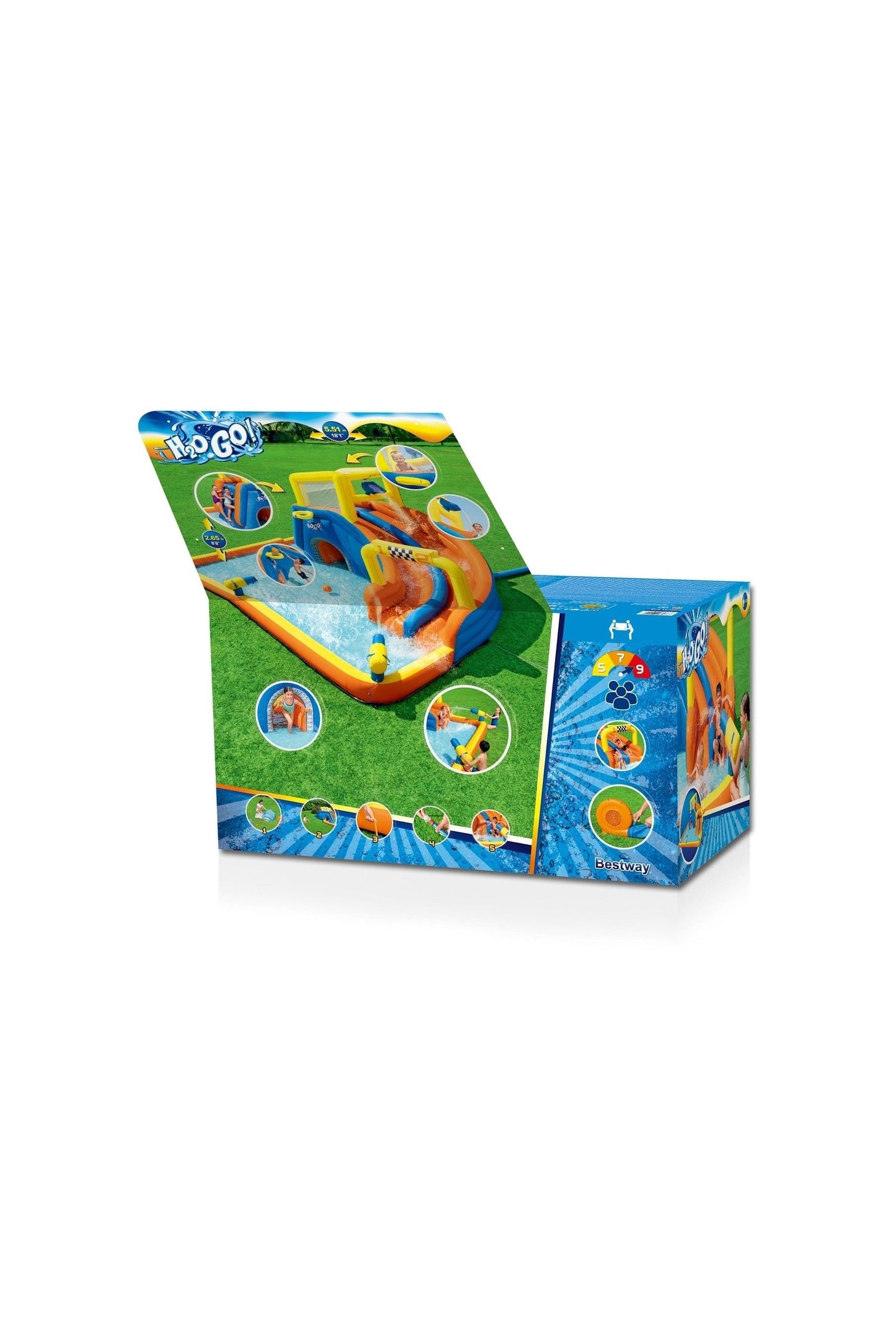 Bway Waterprk Speedmga 551X502X265Cm