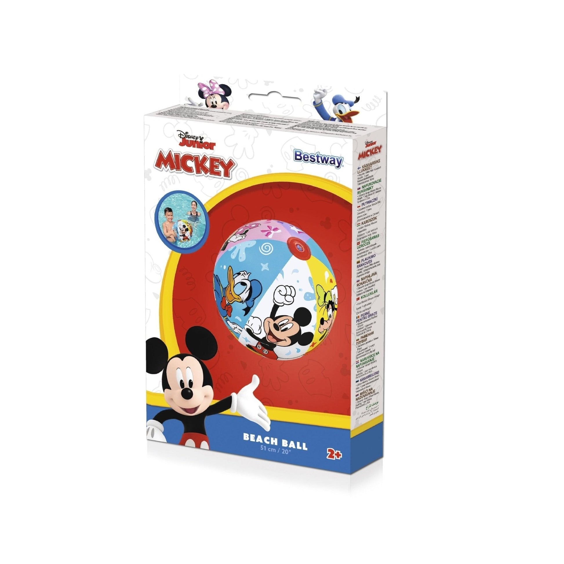 Bestway Beach Ball Mickey & Friends 51Cm - Marah Kids