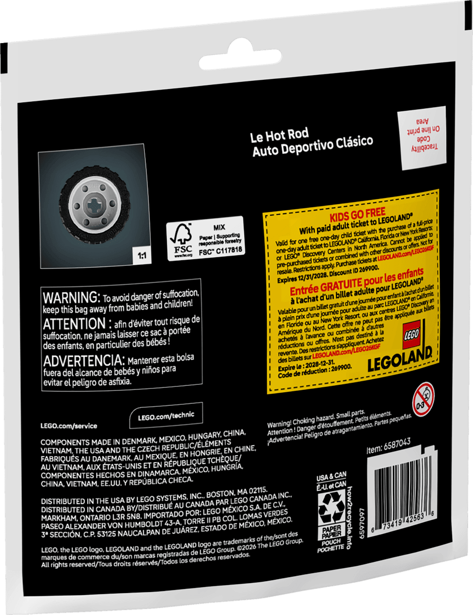 LEGO: Technic - Hot Rod Car (30735) - Marah Kids