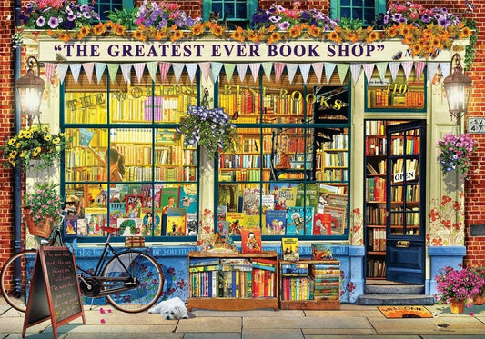 Eurographics Puzzle 1000 The Greatest Bookstore In The World - Marah Kids