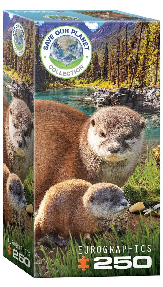 Eurographics Puzzle 250 Otters - Marah Kids
