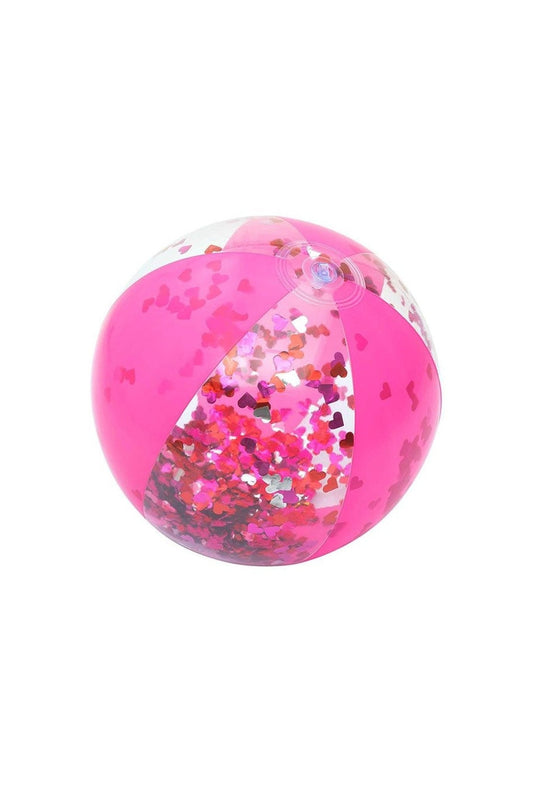 Bway Beach Ball Glitter Ast 41Cm