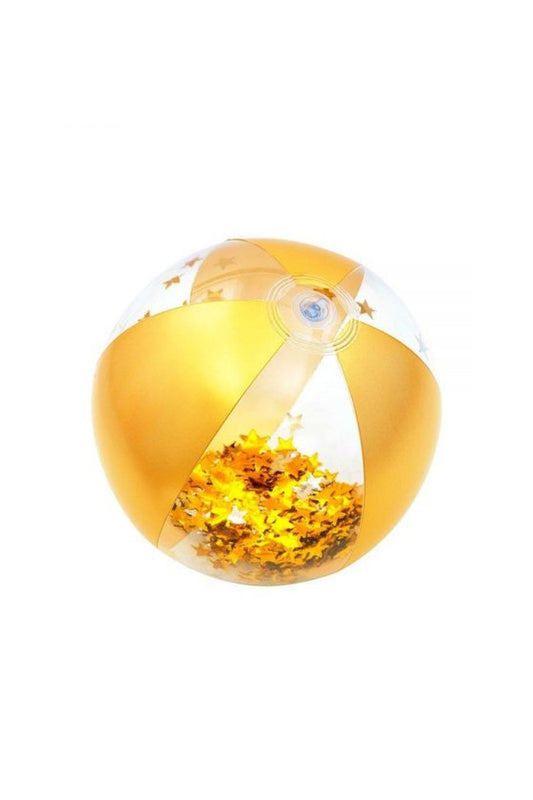 Bway Beach Ball Glitter Ast 41Cm