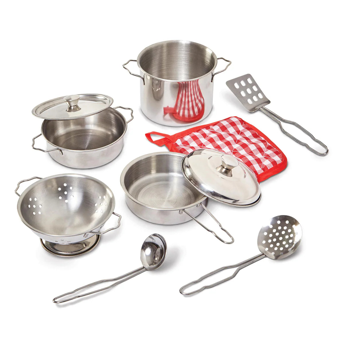 Addo Busy Me My Pots and Pans Playset, Pretend Toy, Role Play for Kids