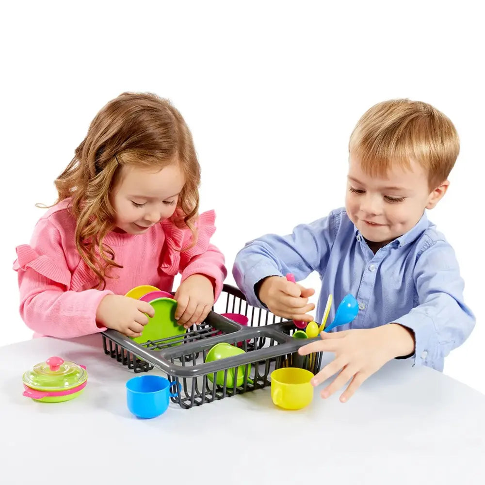 Addo Busy Me Lets Do the Dishes Playset, Pretend Toy, Role Play for Kids