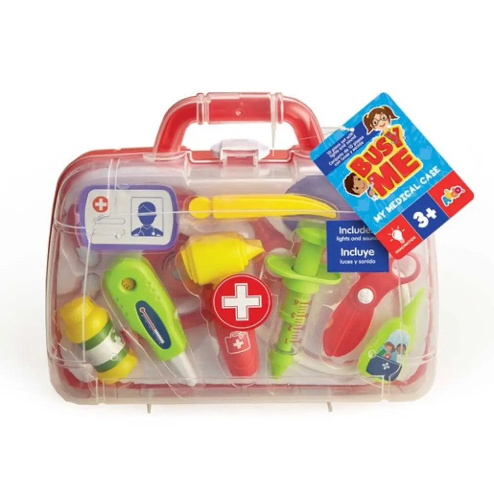 Addo Busy Me Medical Case, Roleplay, Doctor Set, Pretend-play Medical Tool Set, Toy Playset