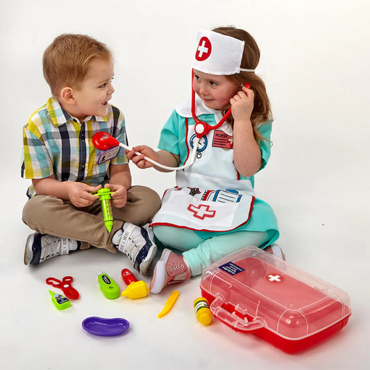 Addo Busy Me Medical Case, Roleplay, Doctor Set, Pretend-play Medical Tool Set, Toy Playset