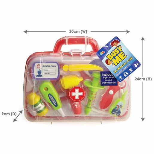 Addo Busy Me Medical Case, Roleplay, Doctor Set, Pretend-play Medical Tool Set, Toy Playset