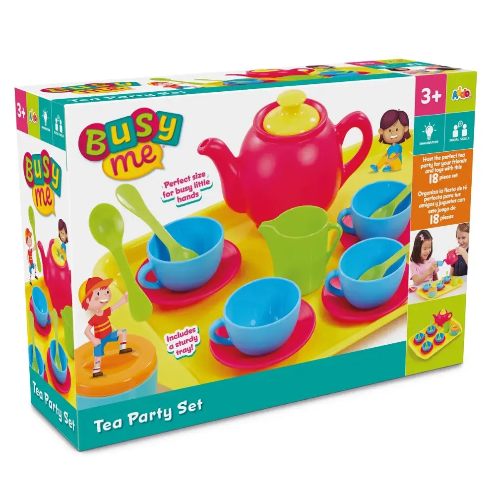 Addo Busy Me Tea Party Set, Pretend Play Toys, Learning Activity for Kids, Imaginative Toy