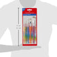FABER - CASTELL GRIP PAINT BRUSHES ROUND & FLAT COMBINATION 5PC (2,6,10, 8, 12) - Marah Kids