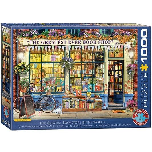 Eurographics Puzzle 1000 The Greatest Bookstore In The World - Marah Kids