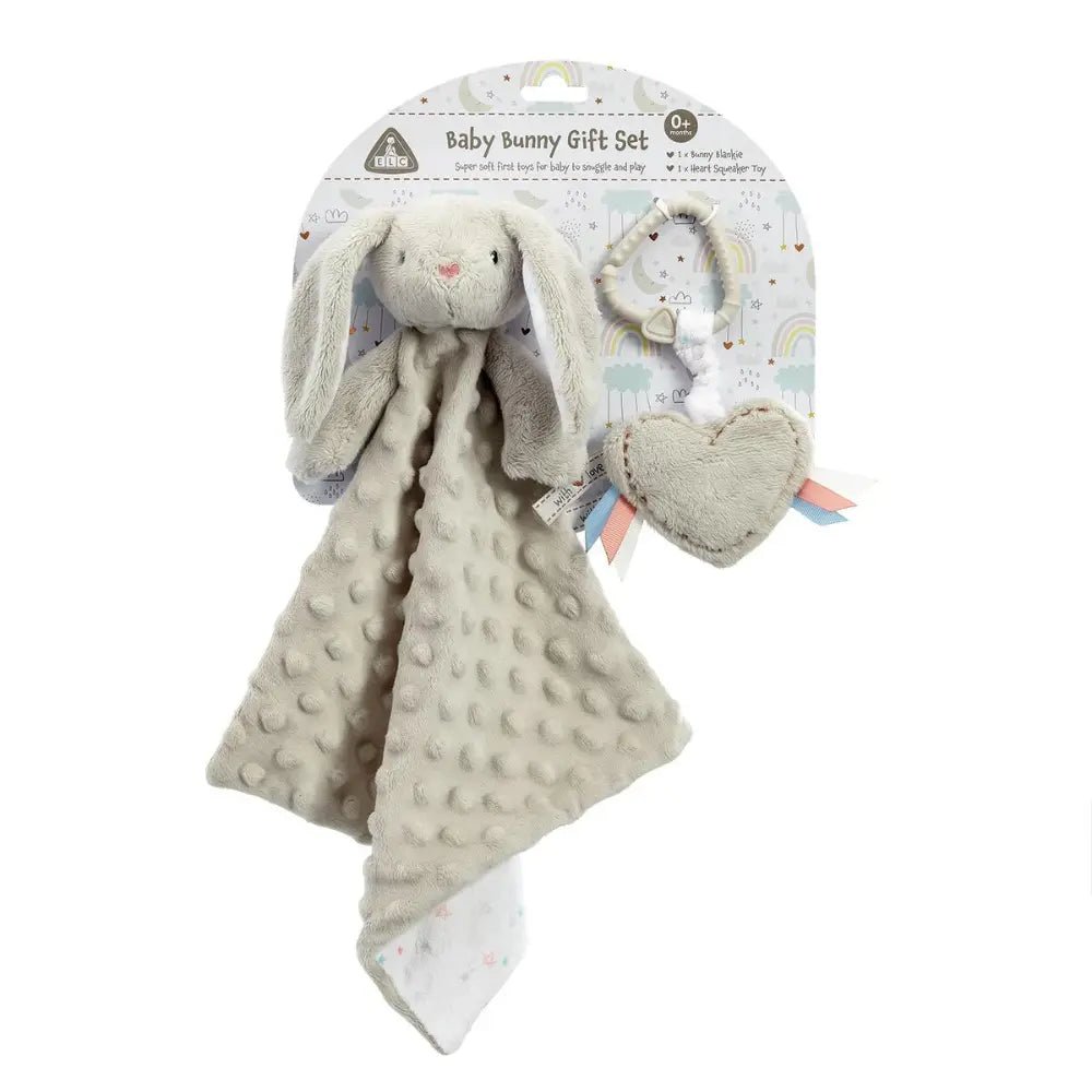 ELC Baby Bunny with Love Gift Set Grey - Marah Kids