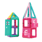 Addo Magnimake Castle Set 27-Pieces, Design, Construct & Build Endless 2-D or 3-D Structures with Magnetic Tiles, Educational Toy