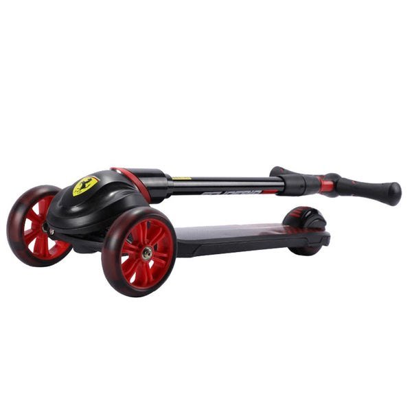 Ferrari Foldable Twist Scooter (Big Size) Black - Marah Kids