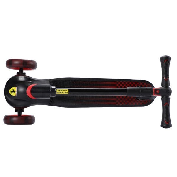 Ferrari Foldable Twist Scooter (Big Size) Black - Marah Kids