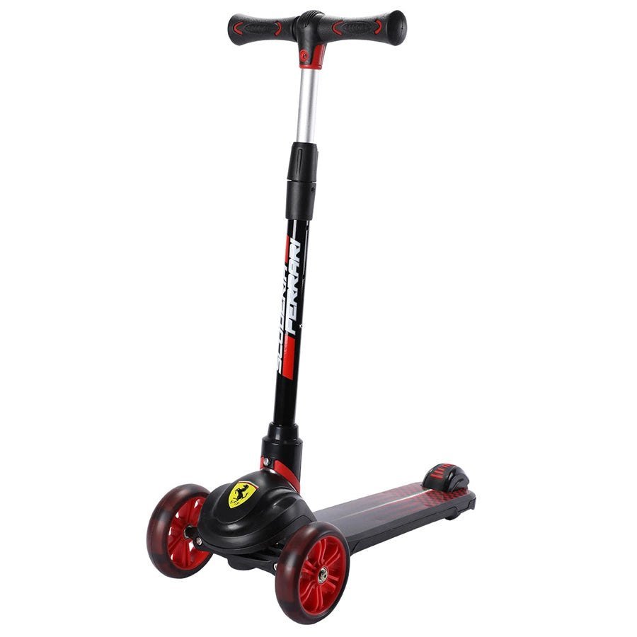 Ferrari Foldable Twist Scooter (Big Size) Black - Marah Kids