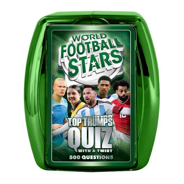 Toptrumps Quiz Game World Football Stars 500 Questions - Marah Kids