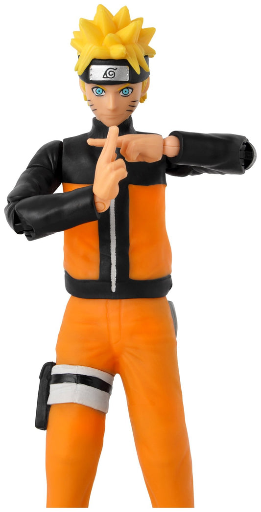 Anime Heroes Naruto Uzumaki Renewal 6.5 - Inches Collectible Action Figure with Interchangeable Hands - Marah Kids