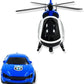 D - Power Helicopter & Sports Car 1:14 Scale Firemen Playset – Blue | Elevate the excitement with this 1:14 scale Firemen Playset | Requires Batteries: 3x LR44 batteries included | Ideal gifts ages 3+ - Marah Kids