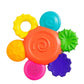Colorful Sassy Inspire the Senses Flower Teether Rattle for Babies 3+ Months - Marah Kids