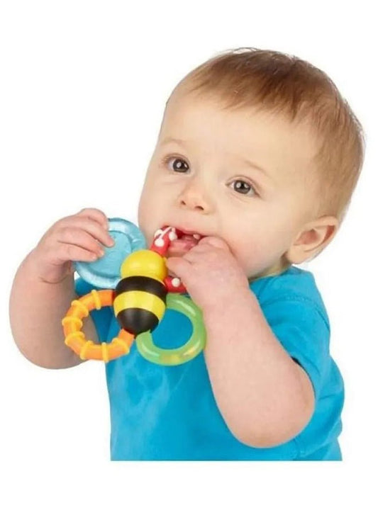 Bright & Engaging Sassy Bumble Bites Teether - 3+ Months - Marah Kids